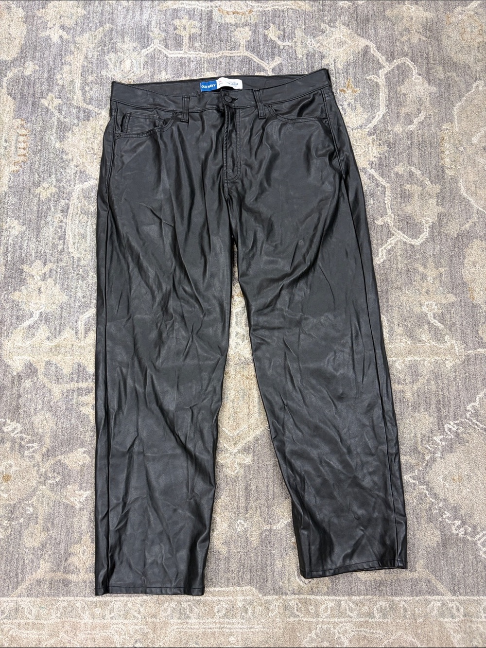 Faux leather pants - Petite